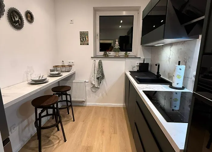 公寓 Moderne 3-zimmer-familienoase In Der Wueste 1 Og 奥斯纳布吕克