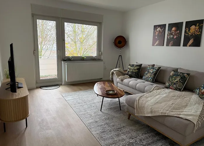 公寓 Moderne 3-zimmer-familienoase In Der Wueste 1 Og 奥斯纳布吕克